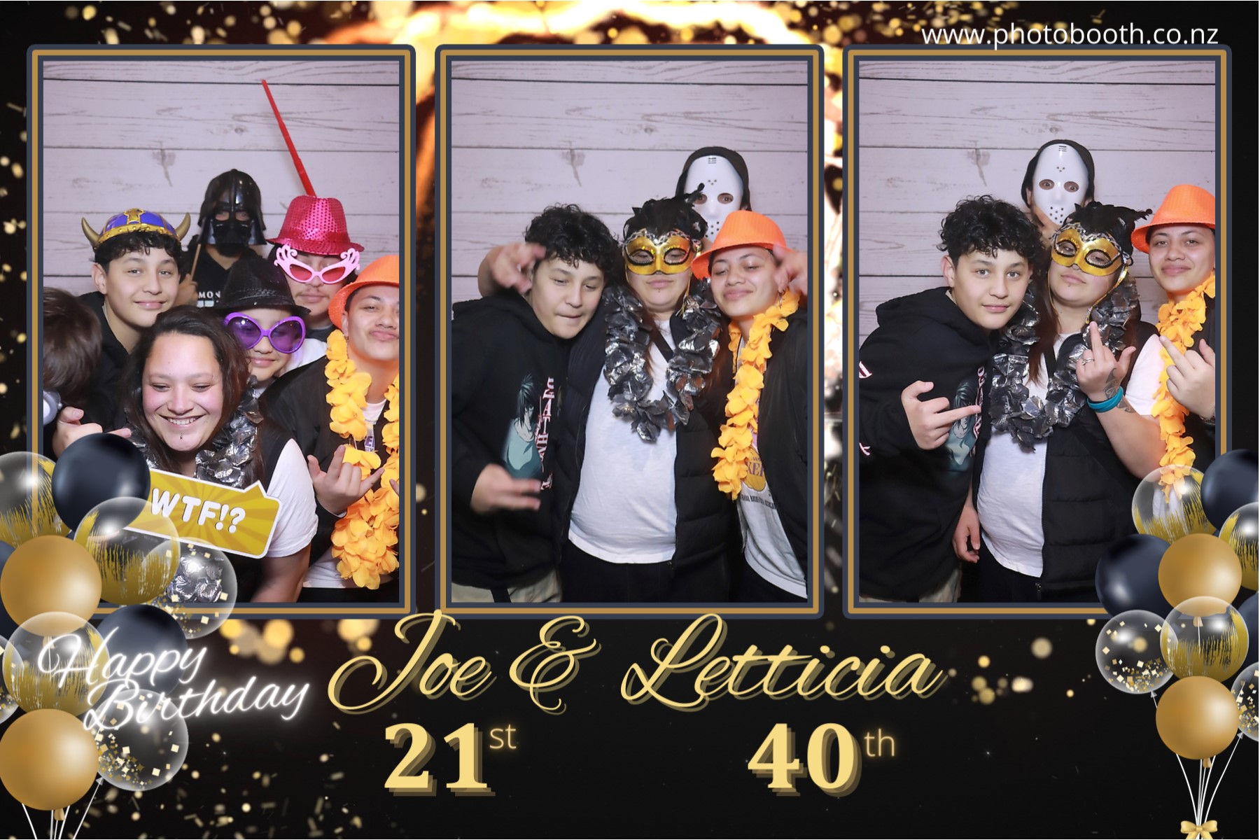 Letticia's 40th & Joe's 21st | View more photos from the event at gallery.photobooth.co.nz/u/SelfieCentral/Letticias-40th-Joes-21st