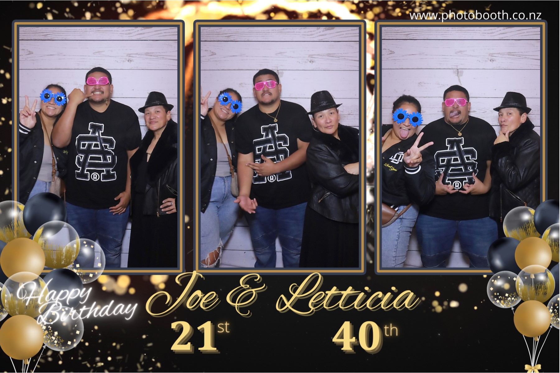 Letticia's 40th & Joe's 21st | View more photos from the event at gallery.photobooth.co.nz/u/SelfieCentral/Letticias-40th-Joes-21st