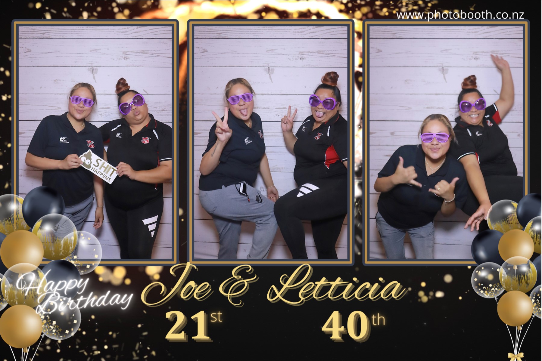 Letticia's 40th & Joe's 21st | View more photos from the event at gallery.photobooth.co.nz/u/SelfieCentral/Letticias-40th-Joes-21st