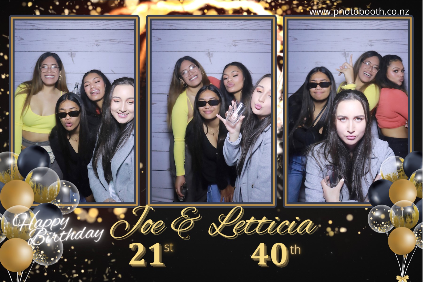 Letticia's 40th & Joe's 21st | View more photos from the event at gallery.photobooth.co.nz/u/SelfieCentral/Letticias-40th-Joes-21st