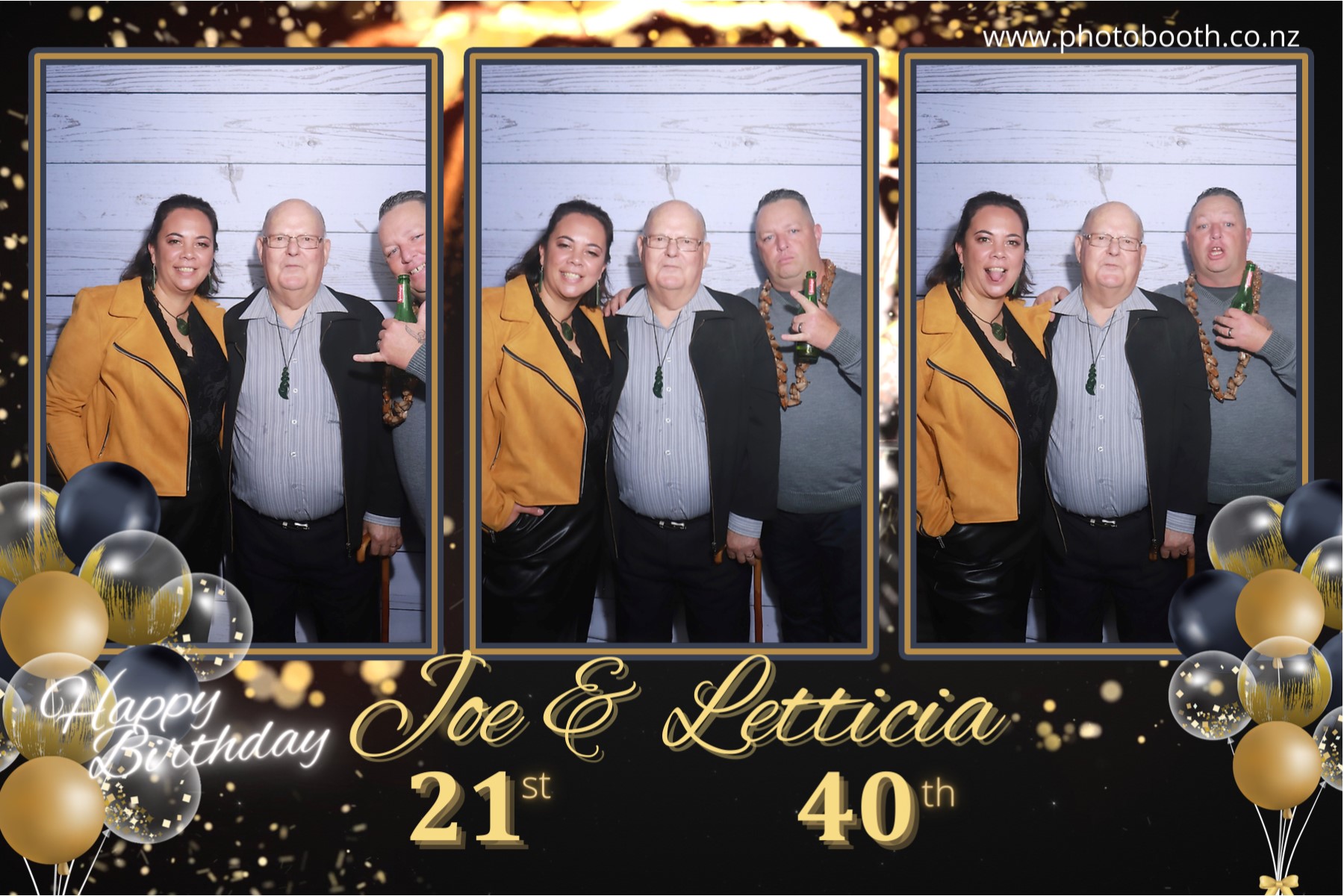 Letticia's 40th & Joe's 21st | View more photos from the event at gallery.photobooth.co.nz/u/SelfieCentral/Letticias-40th-Joes-21st