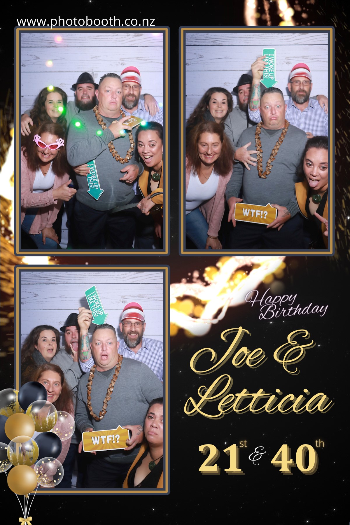 Letticia's 40th & Joe's 21st | View more photos from the event at gallery.photobooth.co.nz/u/SelfieCentral/Letticias-40th-Joes-21st
