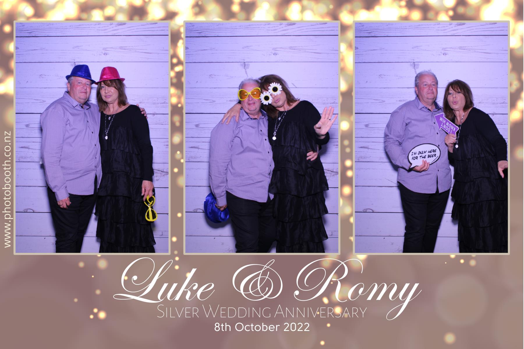 Luke & Romy's Silver Wedding Celebration | View more photos from the event at gallery.photobooth.co.nz/u/SelfieCentral/Luke-Romys-Silver-Wedding-Celebration