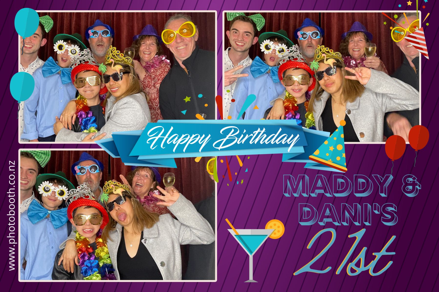 Maddy & Dani's 21st | View more photos from the event at gallery.photobooth.co.nz/u/SelfieCentral/Maddy-Danis-21st