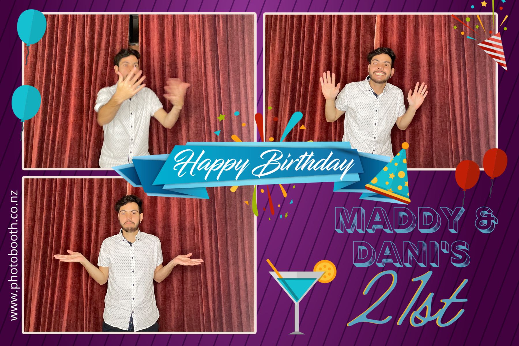 Maddy & Dani's 21st | View more photos from the event at gallery.photobooth.co.nz/u/SelfieCentral/Maddy-Danis-21st
