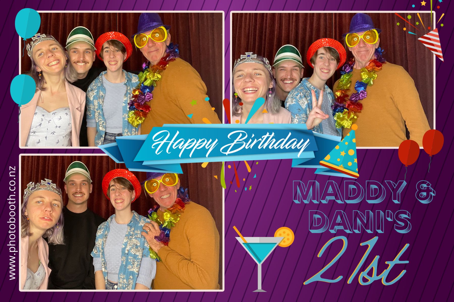 Maddy & Dani's 21st | View more photos from the event at gallery.photobooth.co.nz/u/SelfieCentral/Maddy-Danis-21st