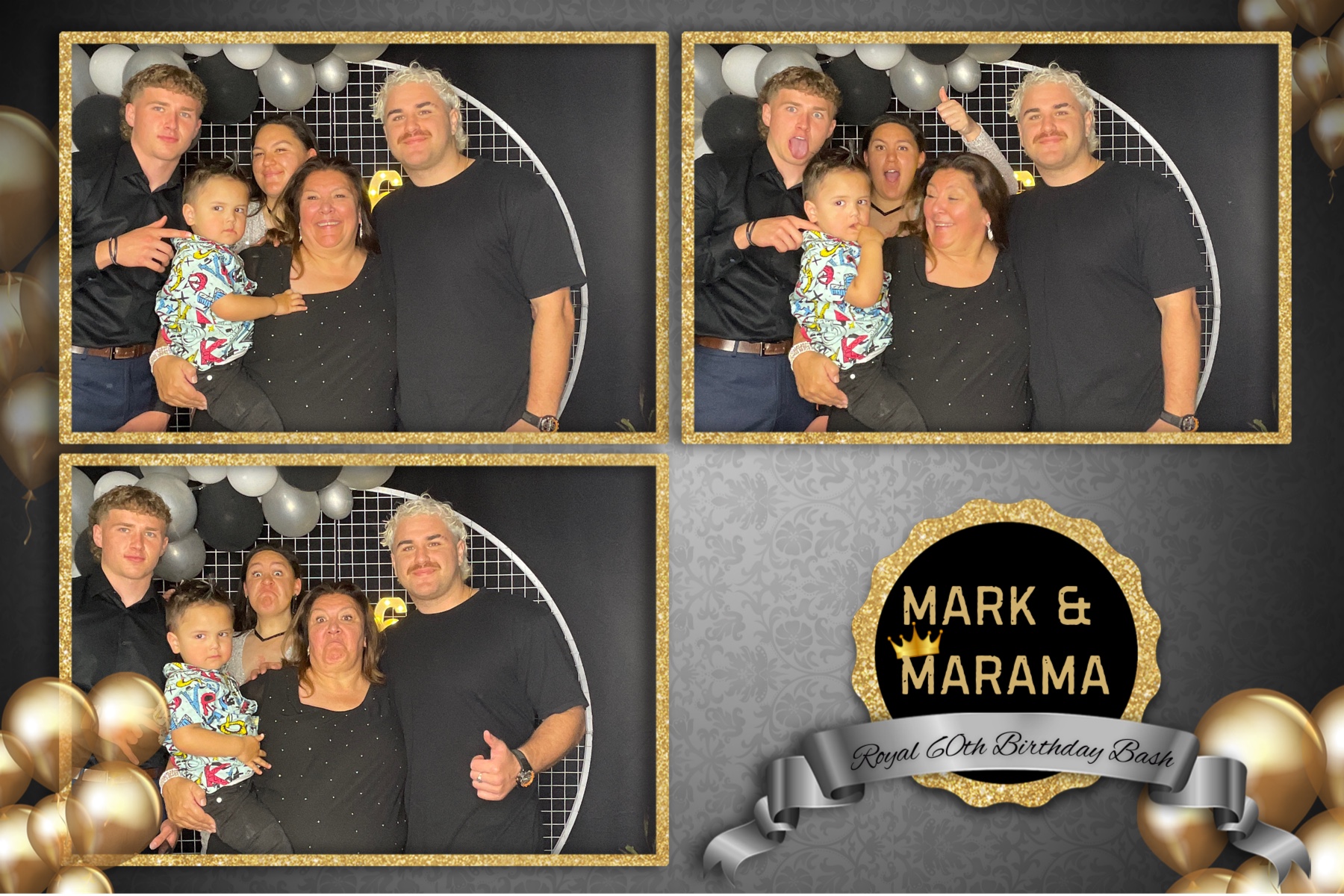Marama & Mark's 60th | View more photos from the event at gallery.photobooth.co.nz/u/SelfieCentral/Marama-Marks-60th