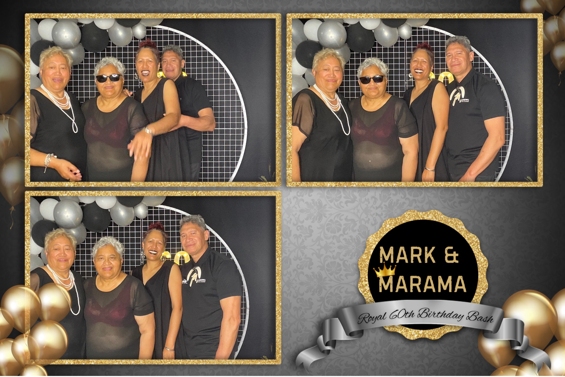 Marama & Mark's 60th | View more photos from the event at gallery.photobooth.co.nz/u/SelfieCentral/Marama-Marks-60th