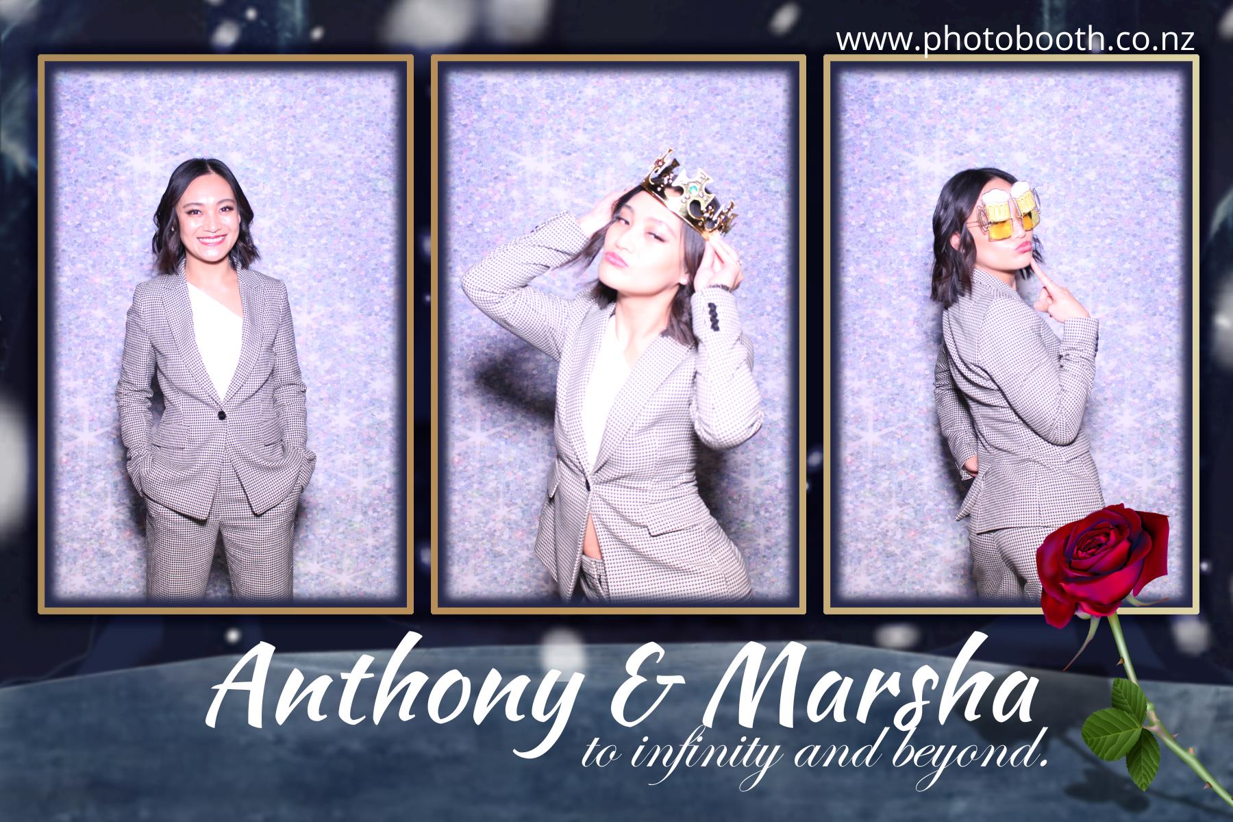 Marsha & Anthony's Wedding | View more photos from the event at gallery.photobooth.co.nz/u/SelfieCentral/Marsha-Anthonys-Wedding