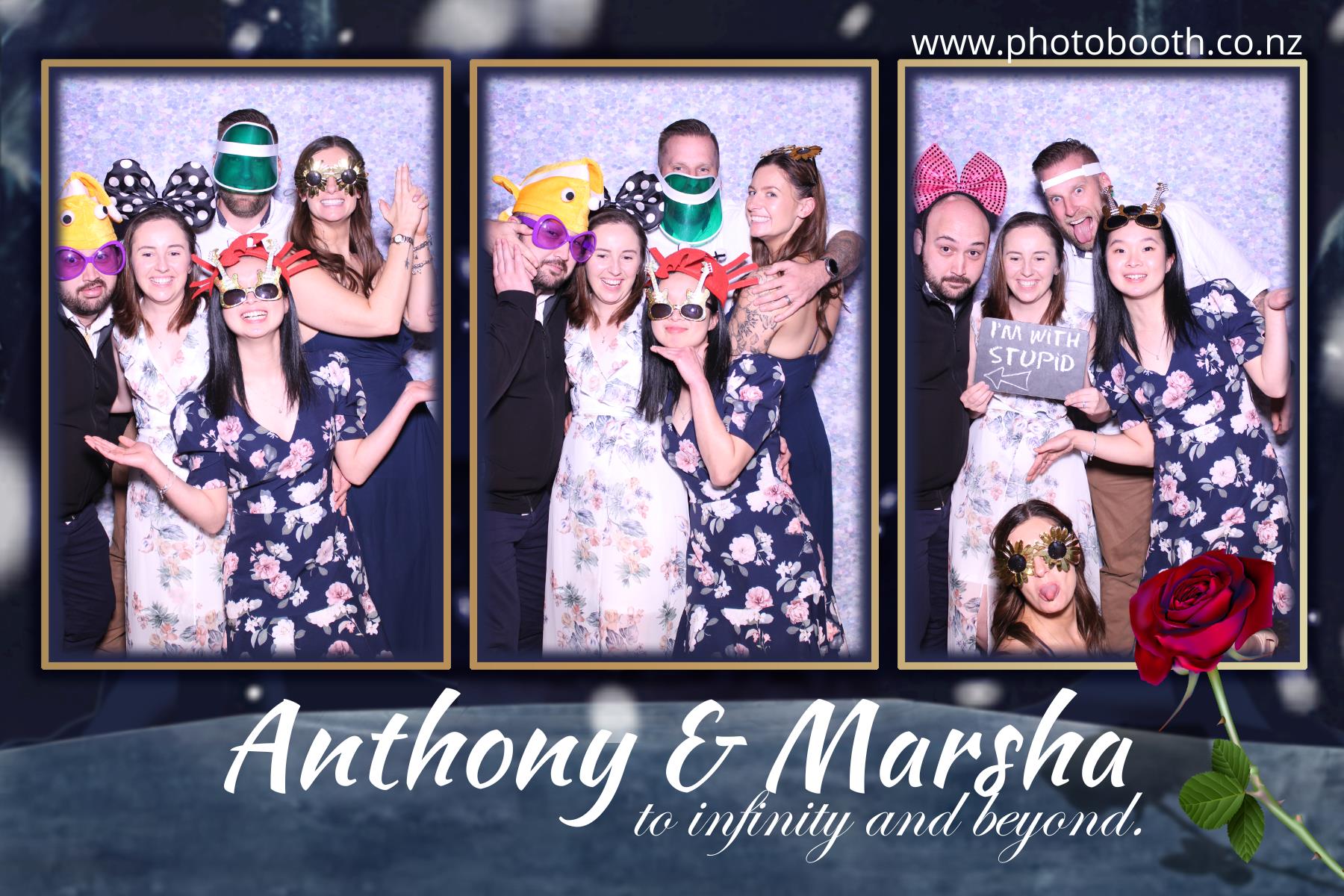 Marsha & Anthony's Wedding | View more photos from the event at gallery.photobooth.co.nz/u/SelfieCentral/Marsha-Anthonys-Wedding