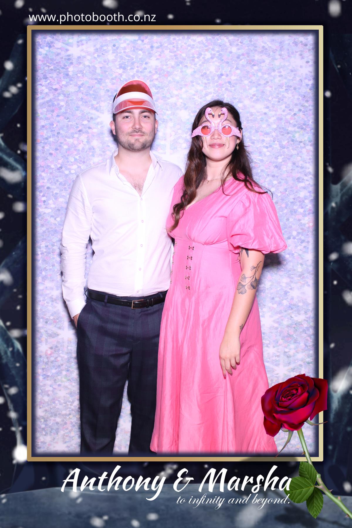 Marsha & Anthony's Wedding | View more photos from the event at gallery.photobooth.co.nz/u/SelfieCentral/Marsha-Anthonys-Wedding