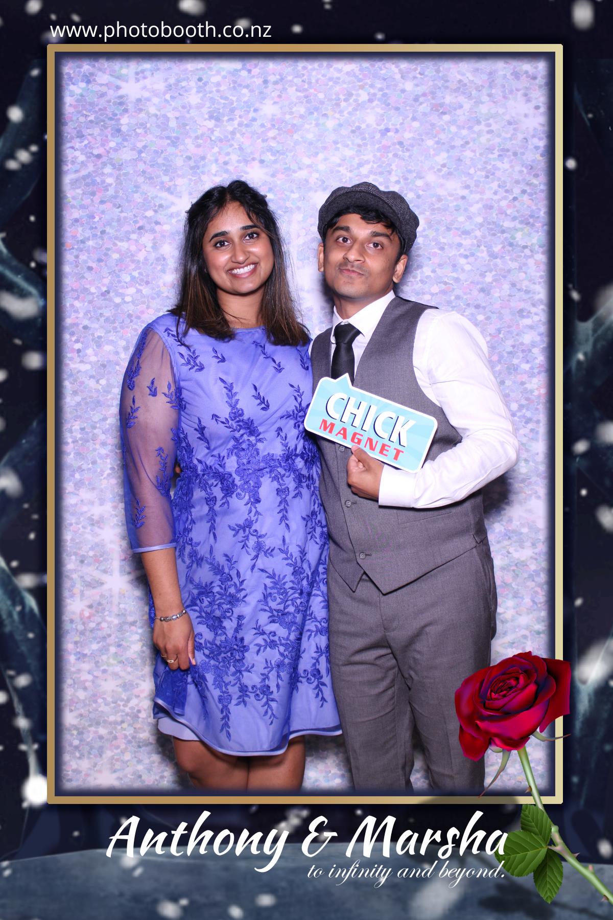 Marsha & Anthony's Wedding | View more photos from the event at gallery.photobooth.co.nz/u/SelfieCentral/Marsha-Anthonys-Wedding