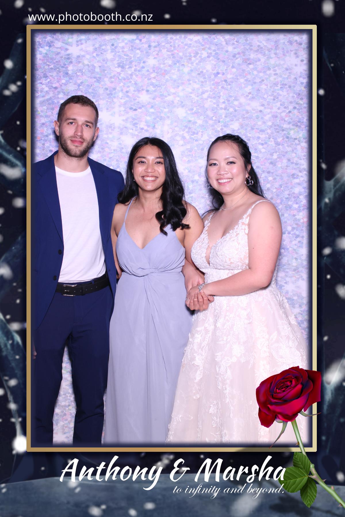 Marsha & Anthony's Wedding | View more photos from the event at gallery.photobooth.co.nz/u/SelfieCentral/Marsha-Anthonys-Wedding