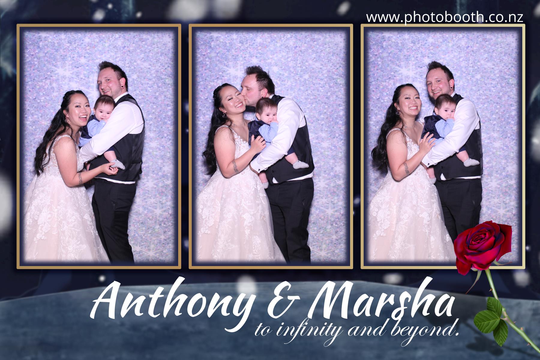 Marsha & Anthony's Wedding | View more photos from the event at gallery.photobooth.co.nz/u/SelfieCentral/Marsha-Anthonys-Wedding