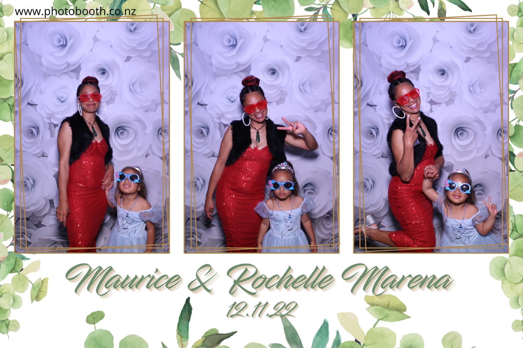 Maurice & Rochelle's Marena | View more photos from the event at gallery.photobooth.co.nz/u/SelfieCentral/Maurice-Rochelles-Marena