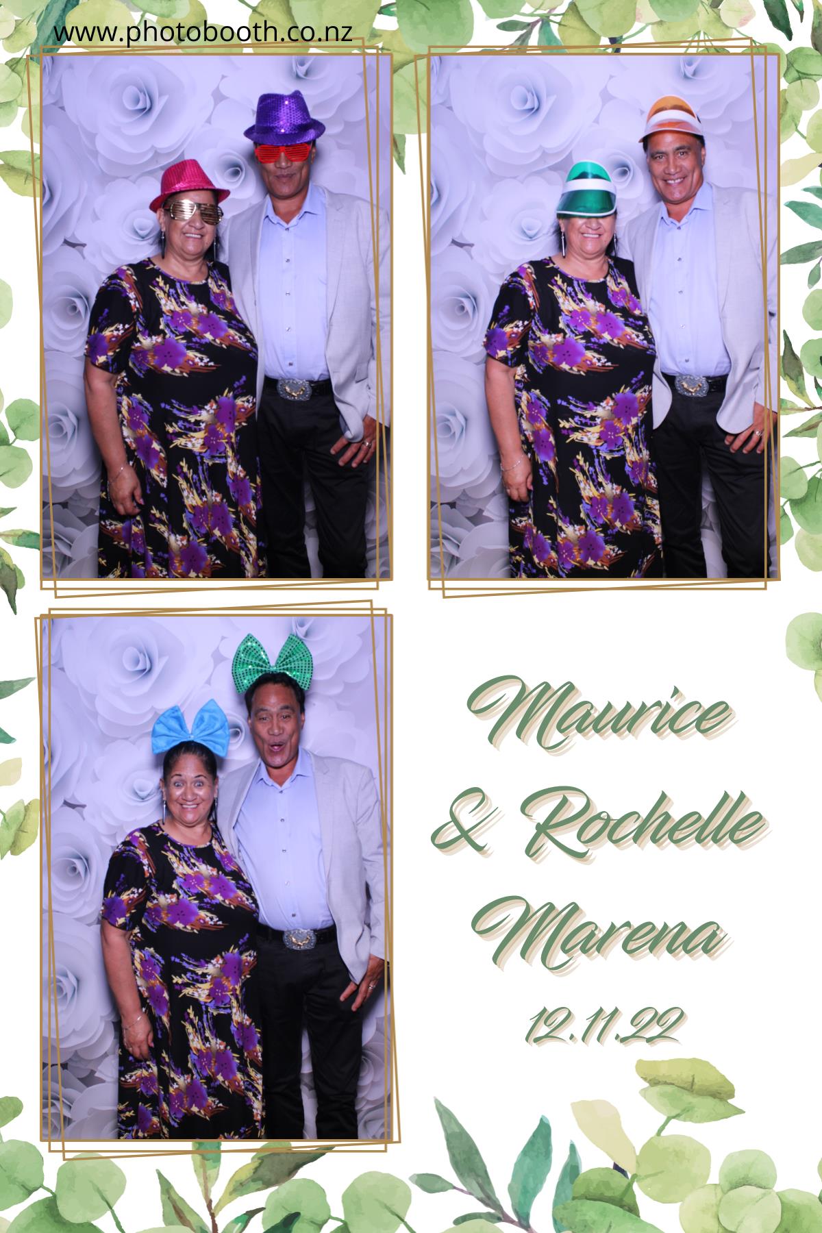 Maurice & Rochelle's Marena | View more photos from the event at gallery.photobooth.co.nz/u/SelfieCentral/Maurice-Rochelles-Marena