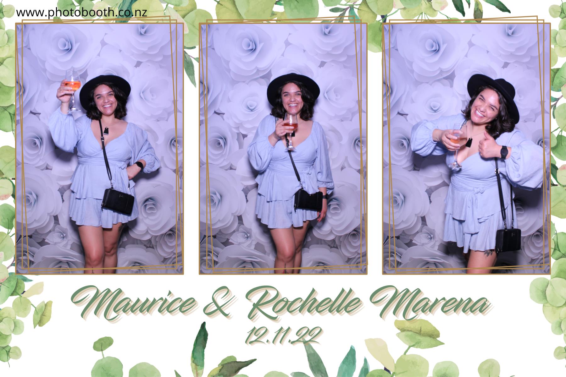 Maurice & Rochelle's Marena | View more photos from the event at gallery.photobooth.co.nz/u/SelfieCentral/Maurice-Rochelles-Marena