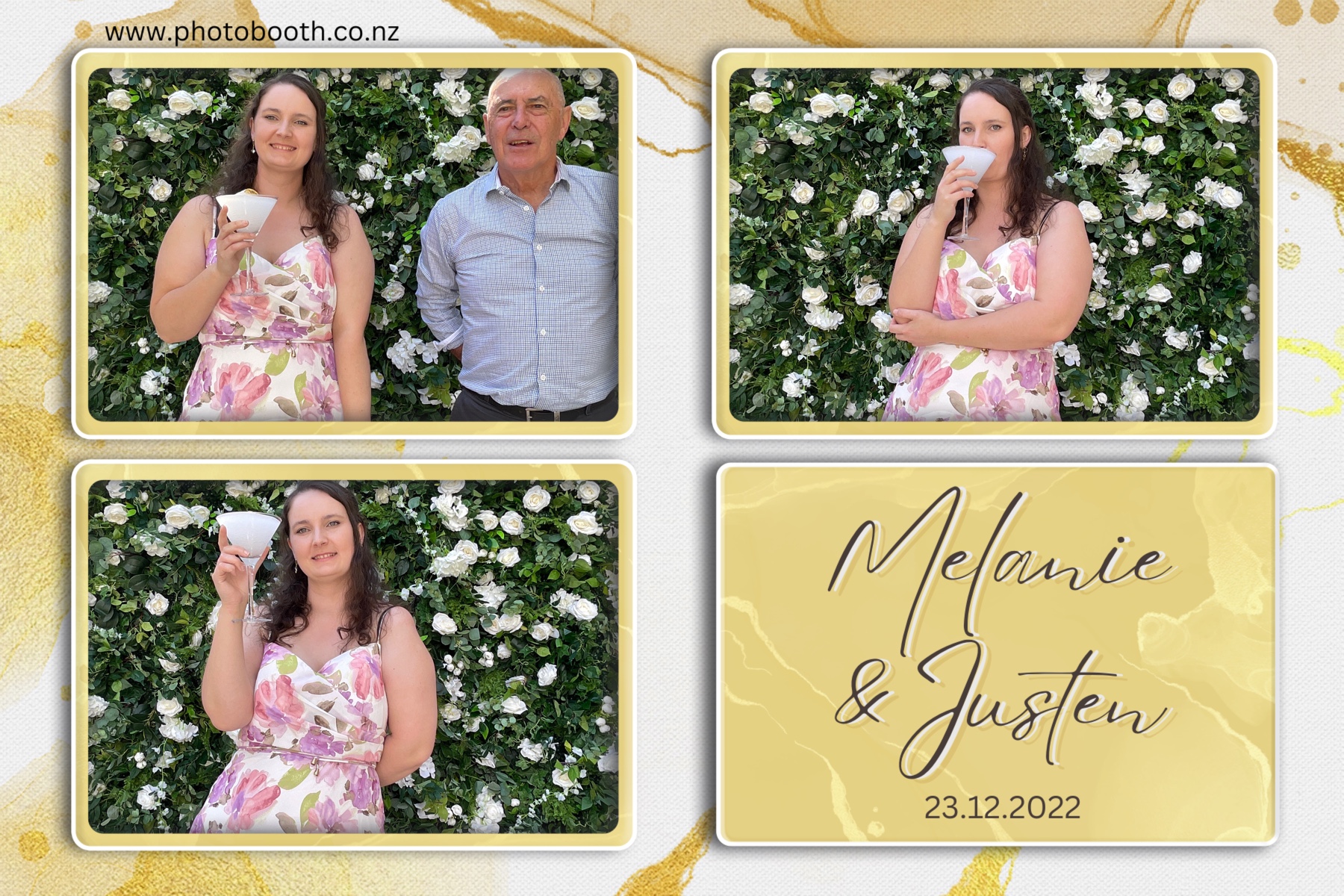 Melanie & Justen's Wedding | View more photos from the event at gallery.photobooth.co.nz/u/SelfieCentral/Melanie-Justens-Wedding