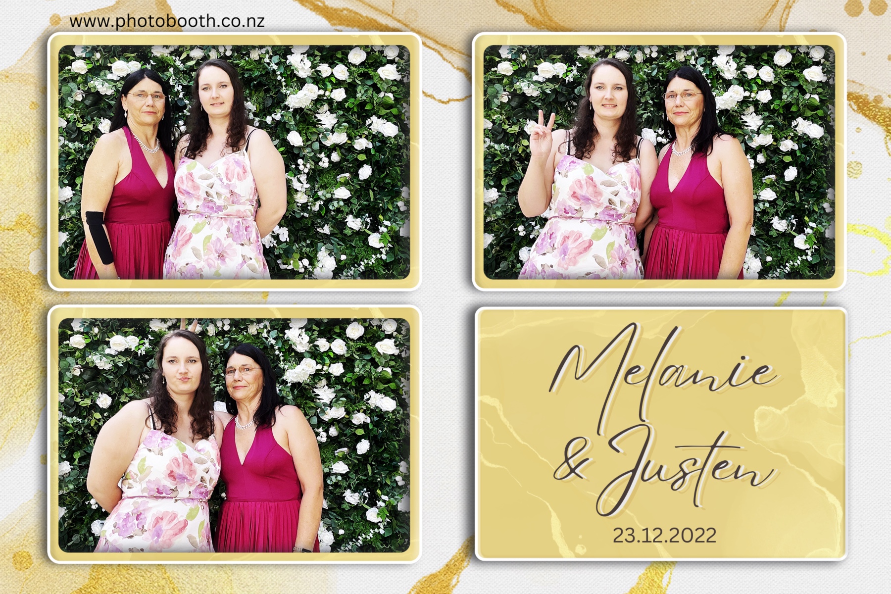 Melanie & Justen's Wedding | View more photos from the event at gallery.photobooth.co.nz/u/SelfieCentral/Melanie-Justens-Wedding