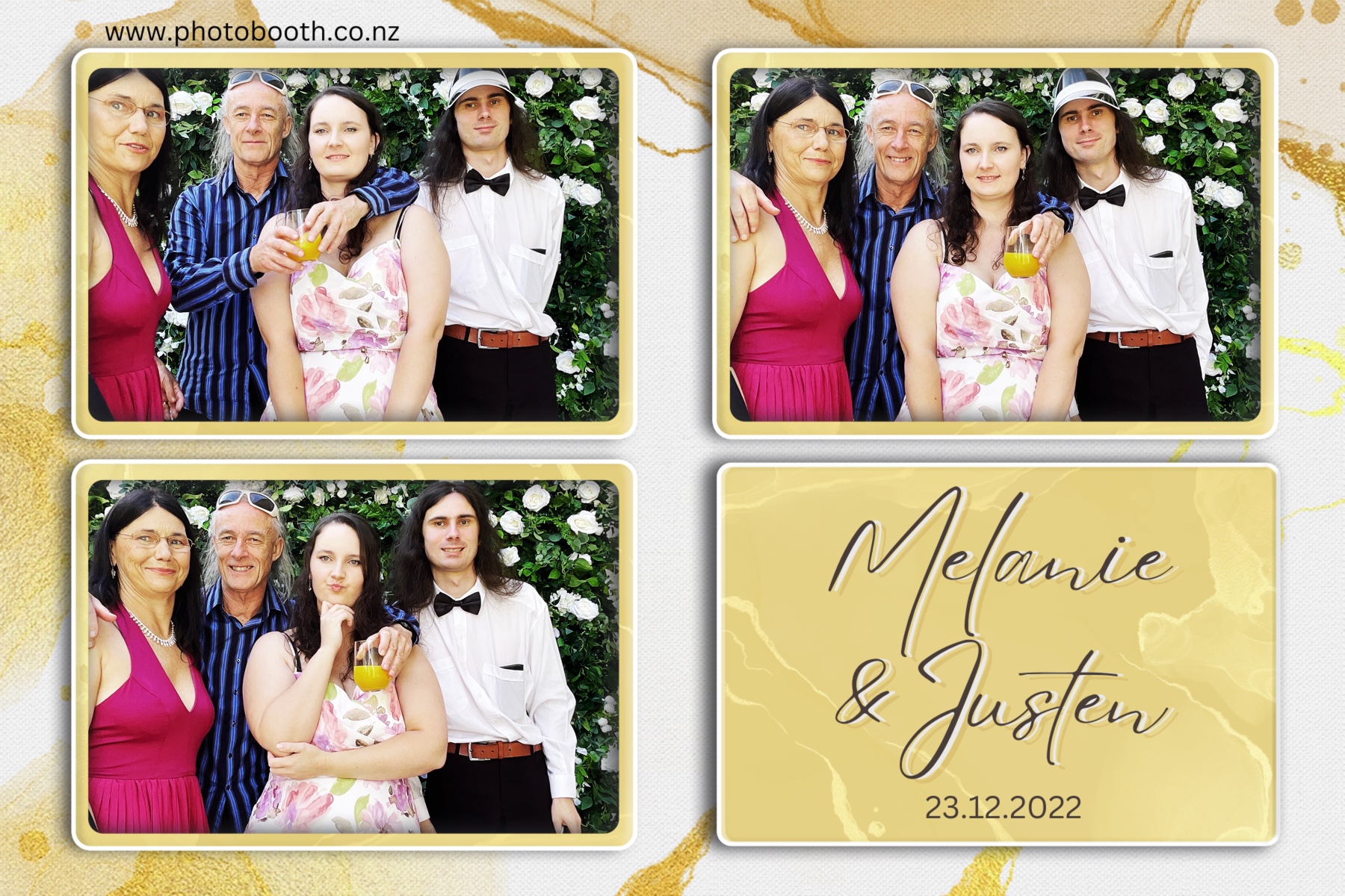 Melanie & Justen's Wedding | View more photos from the event at gallery.photobooth.co.nz/u/SelfieCentral/Melanie-Justens-Wedding