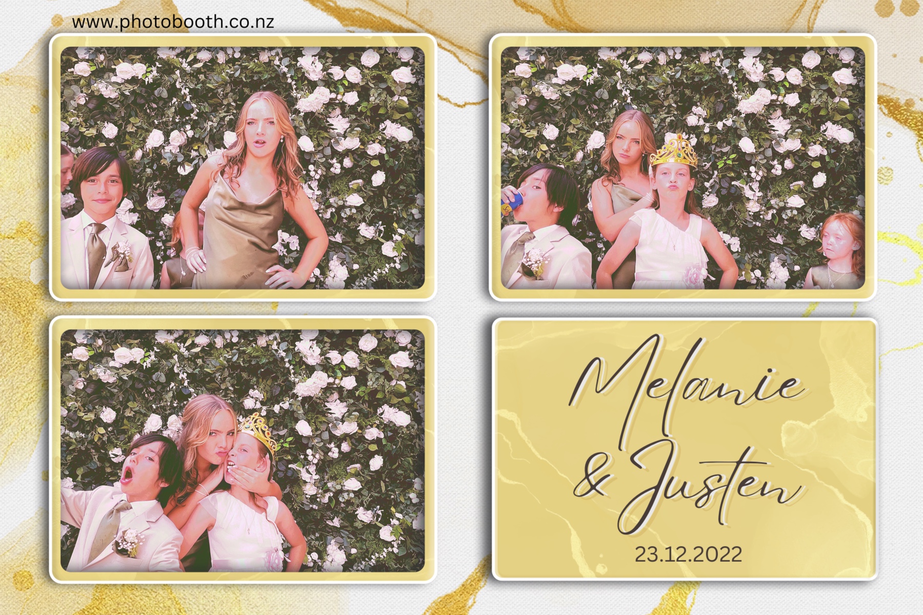 Melanie & Justen's Wedding | View more photos from the event at gallery.photobooth.co.nz/u/SelfieCentral/Melanie-Justens-Wedding