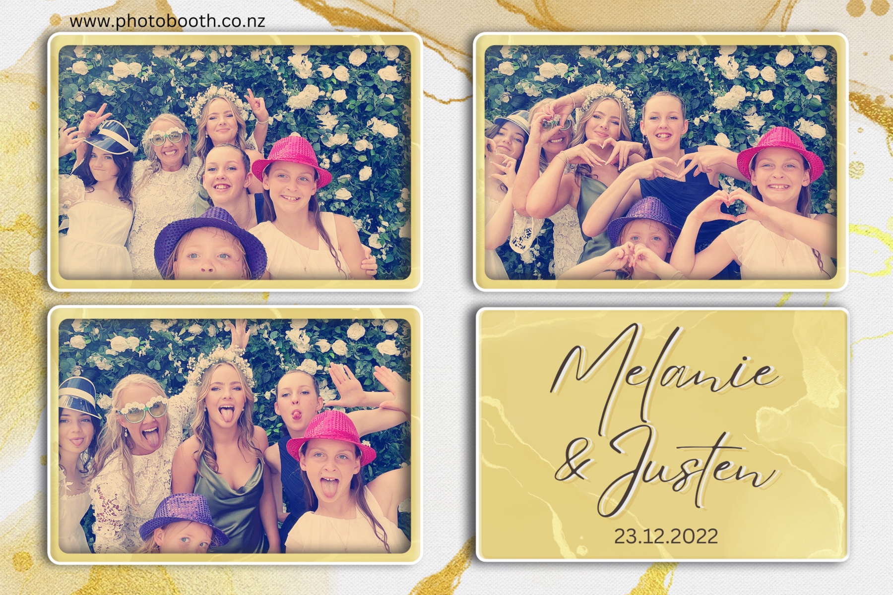 Melanie & Justen's Wedding | View more photos from the event at gallery.photobooth.co.nz/u/SelfieCentral/Melanie-Justens-Wedding