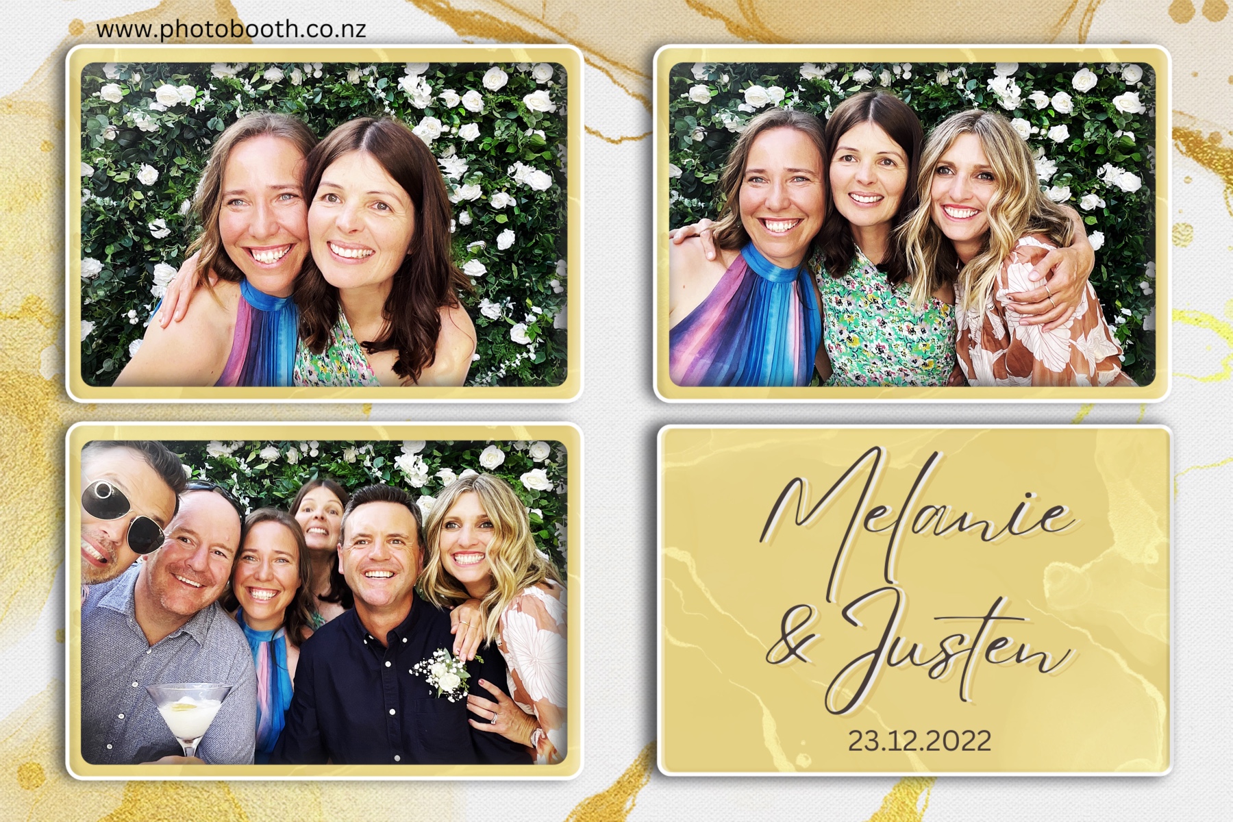 Melanie & Justen's Wedding | View more photos from the event at gallery.photobooth.co.nz/u/SelfieCentral/Melanie-Justens-Wedding