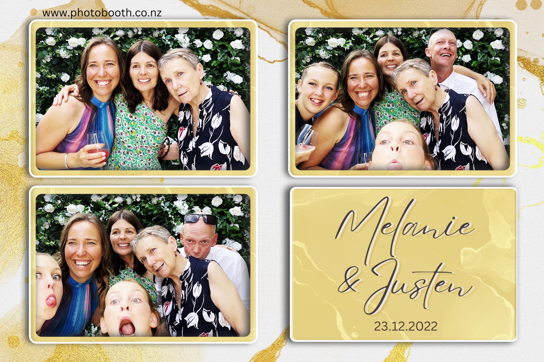 Melanie & Justen's Wedding | View more photos from the event at gallery.photobooth.co.nz/u/SelfieCentral/Melanie-Justens-Wedding