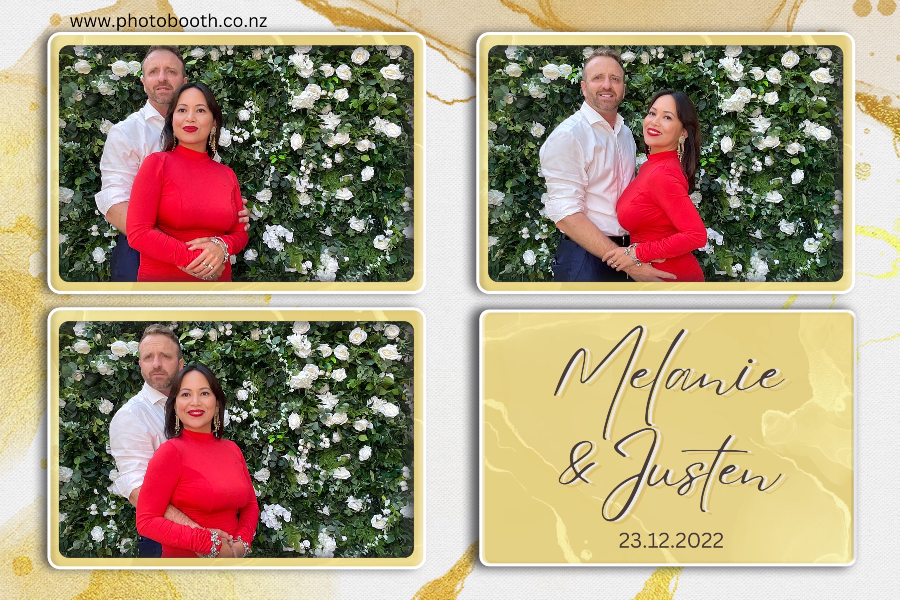 Melanie & Justen's Wedding | View more photos from the event at gallery.photobooth.co.nz/u/SelfieCentral/Melanie-Justens-Wedding