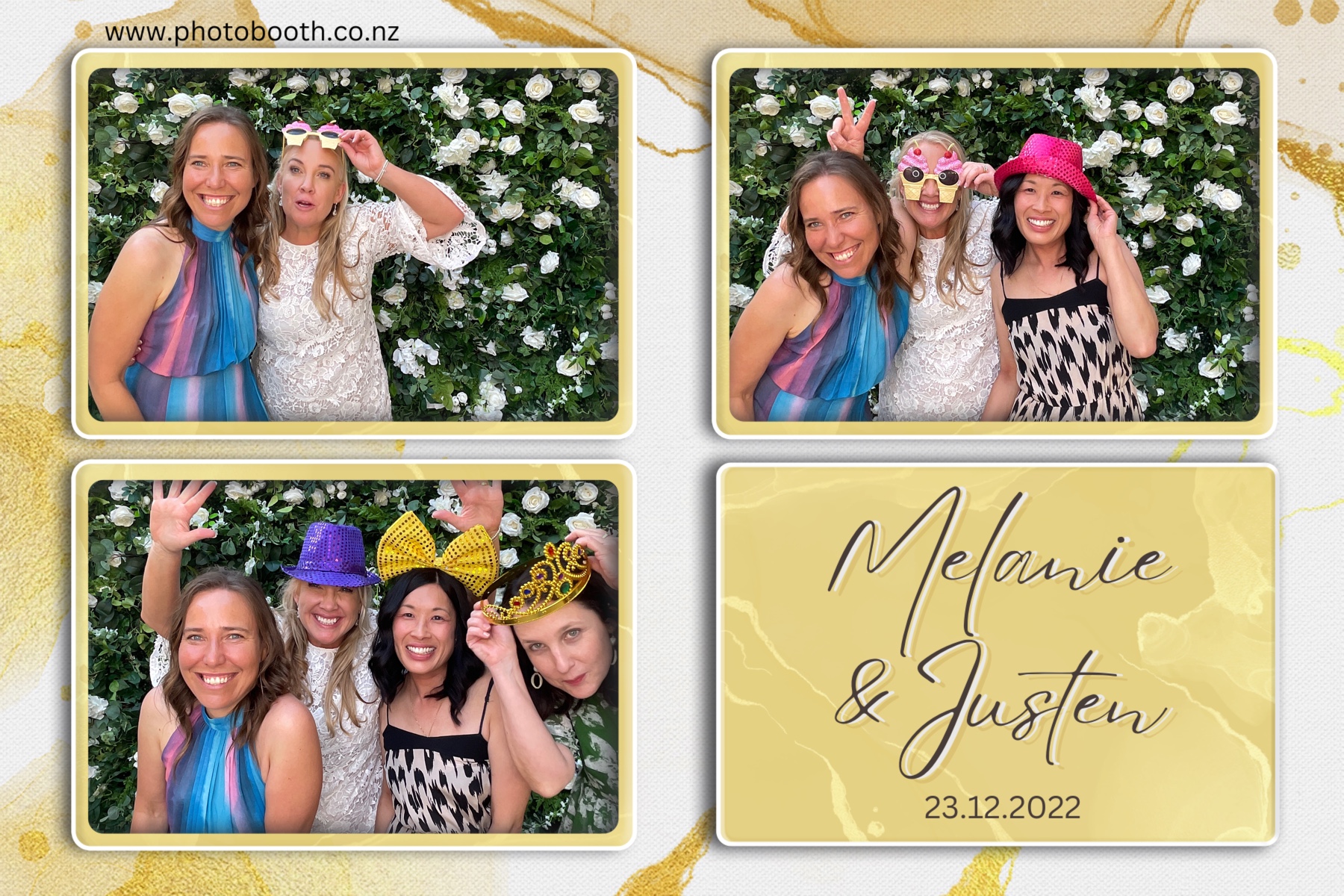 Melanie & Justen's Wedding | View more photos from the event at gallery.photobooth.co.nz/u/SelfieCentral/Melanie-Justens-Wedding