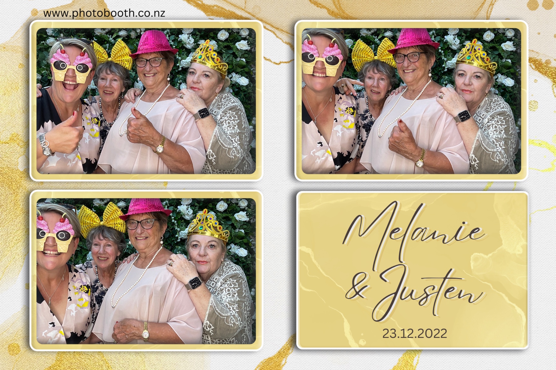 Melanie & Justen's Wedding | View more photos from the event at gallery.photobooth.co.nz/u/SelfieCentral/Melanie-Justens-Wedding