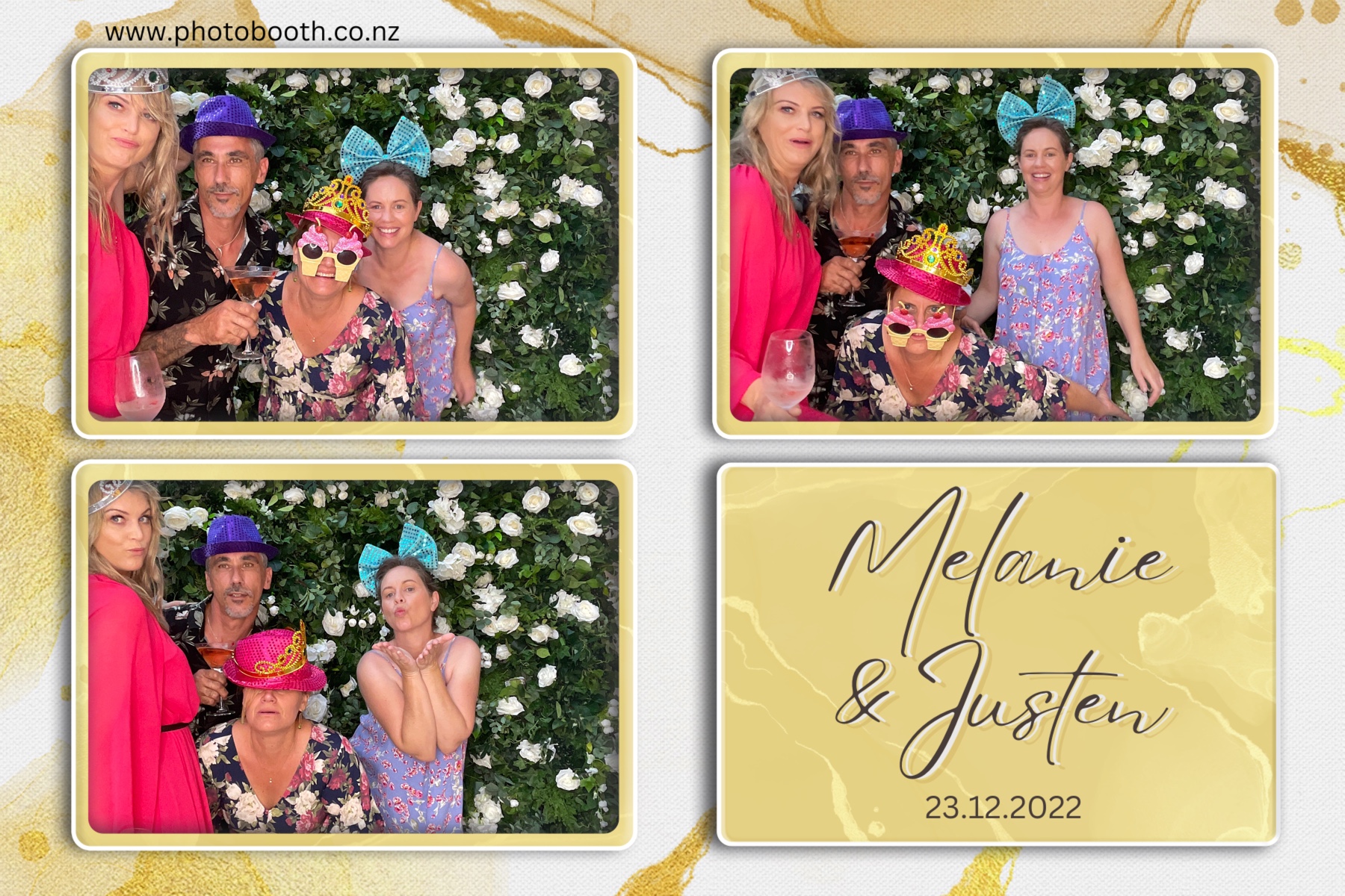 Melanie & Justen's Wedding | View more photos from the event at gallery.photobooth.co.nz/u/SelfieCentral/Melanie-Justens-Wedding