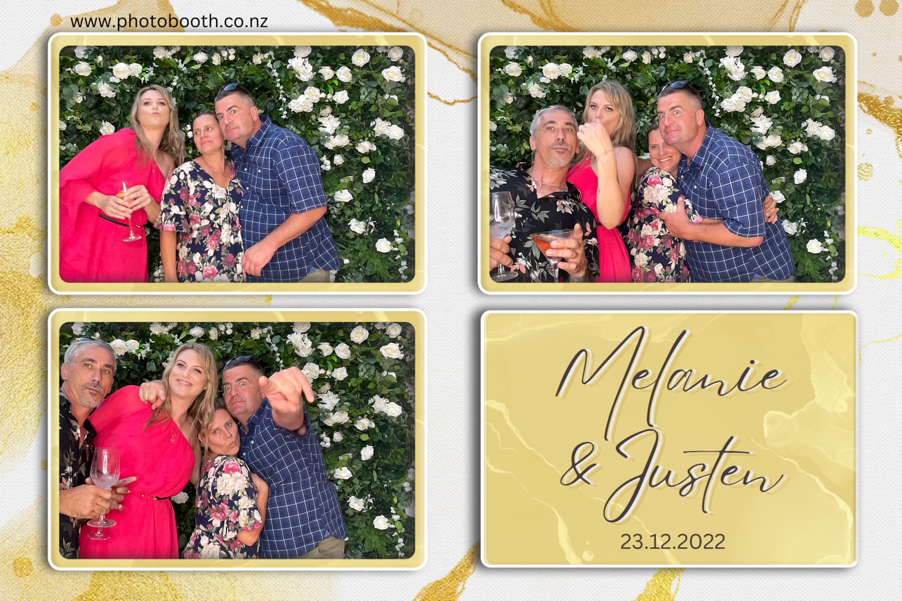 Melanie & Justen's Wedding | View more photos from the event at gallery.photobooth.co.nz/u/SelfieCentral/Melanie-Justens-Wedding