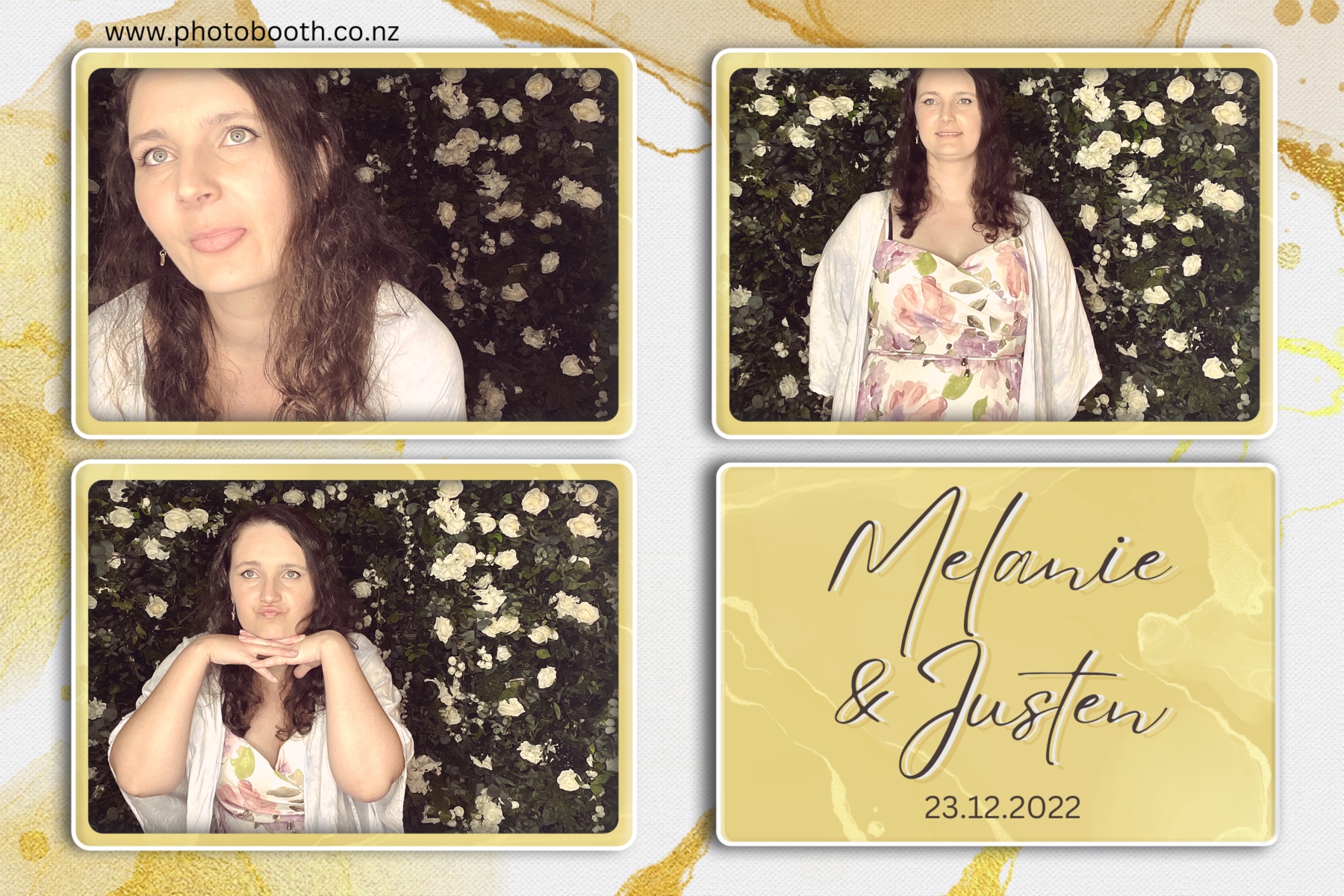 Melanie & Justen's Wedding | View more photos from the event at gallery.photobooth.co.nz/u/SelfieCentral/Melanie-Justens-Wedding