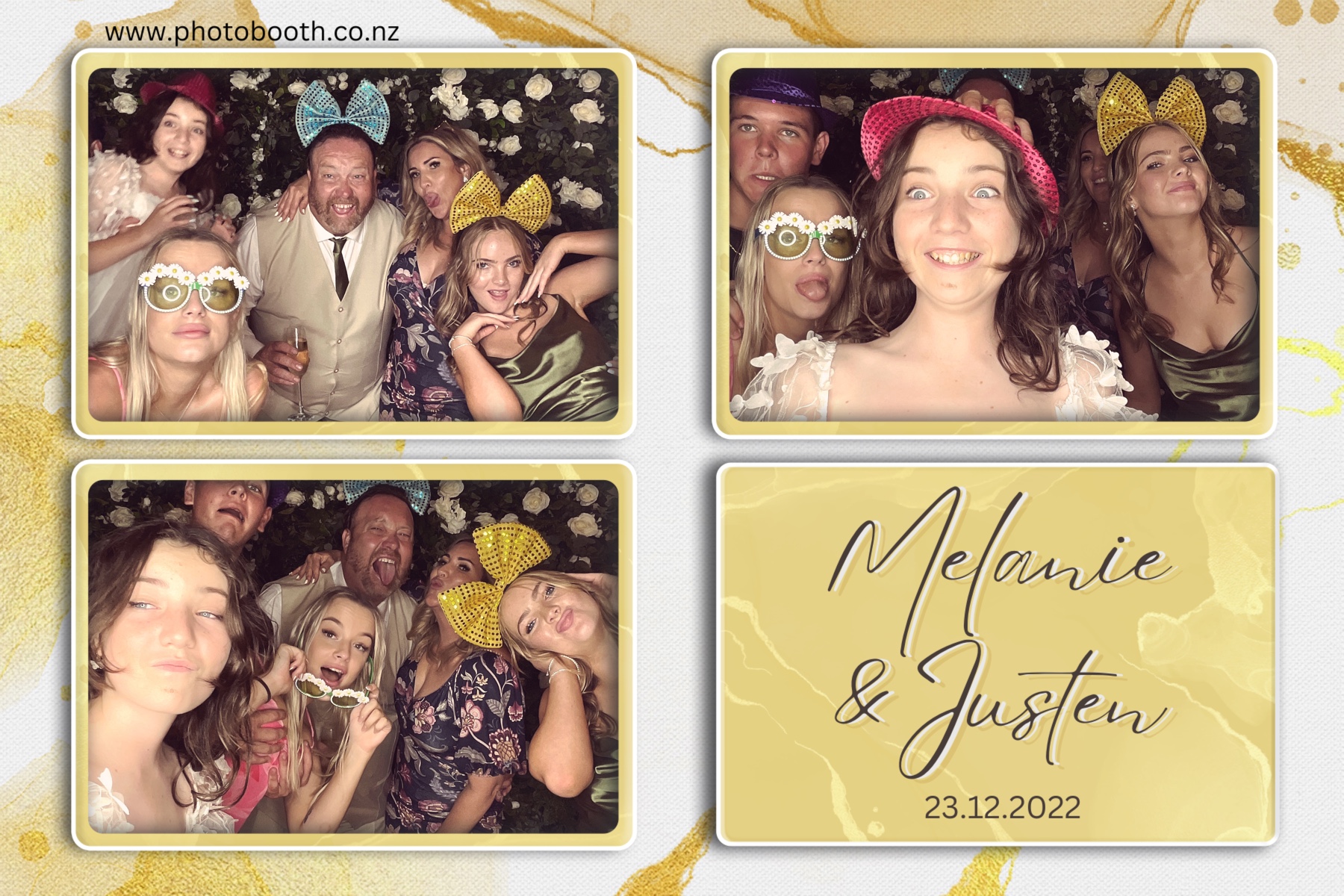 Melanie & Justen's Wedding | View more photos from the event at gallery.photobooth.co.nz/u/SelfieCentral/Melanie-Justens-Wedding