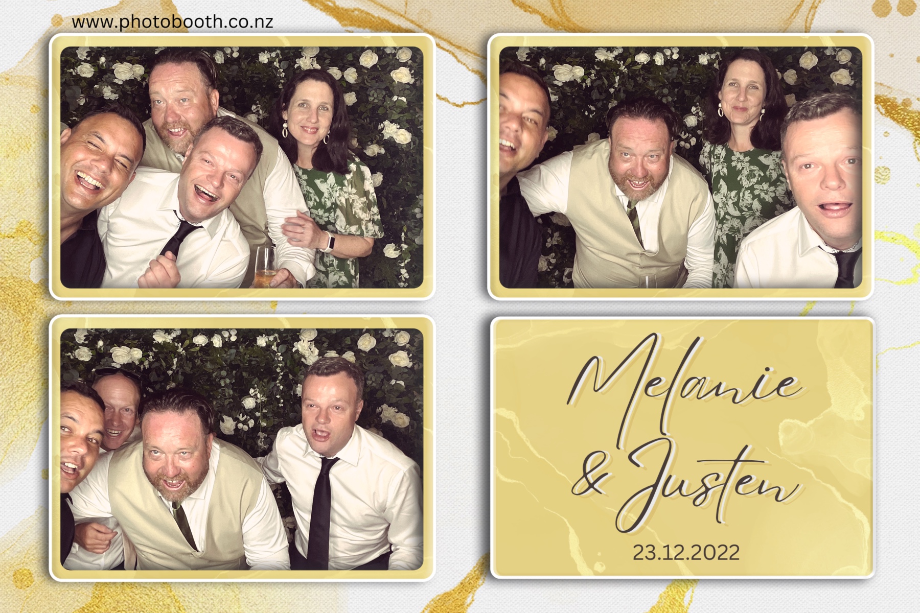 Melanie & Justen's Wedding | View more photos from the event at gallery.photobooth.co.nz/u/SelfieCentral/Melanie-Justens-Wedding