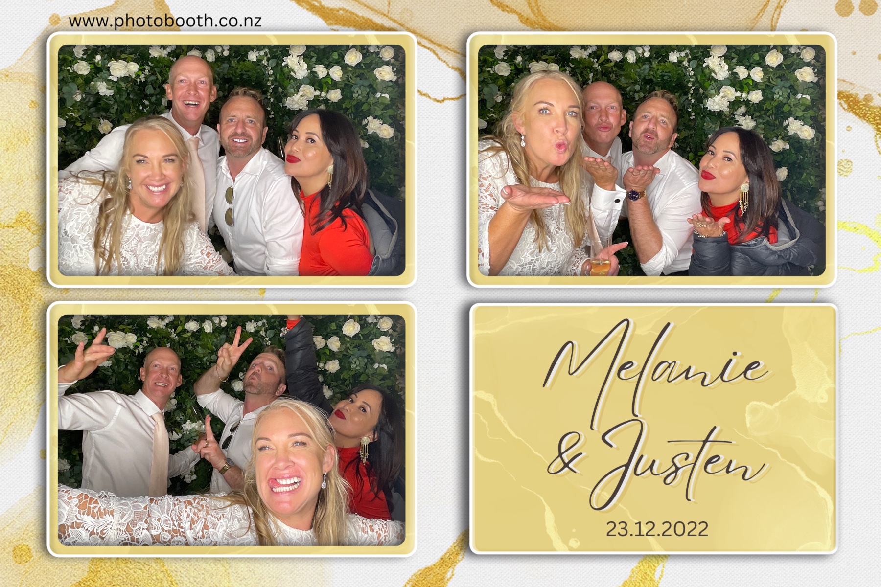 Melanie & Justen's Wedding | View more photos from the event at gallery.photobooth.co.nz/u/SelfieCentral/Melanie-Justens-Wedding