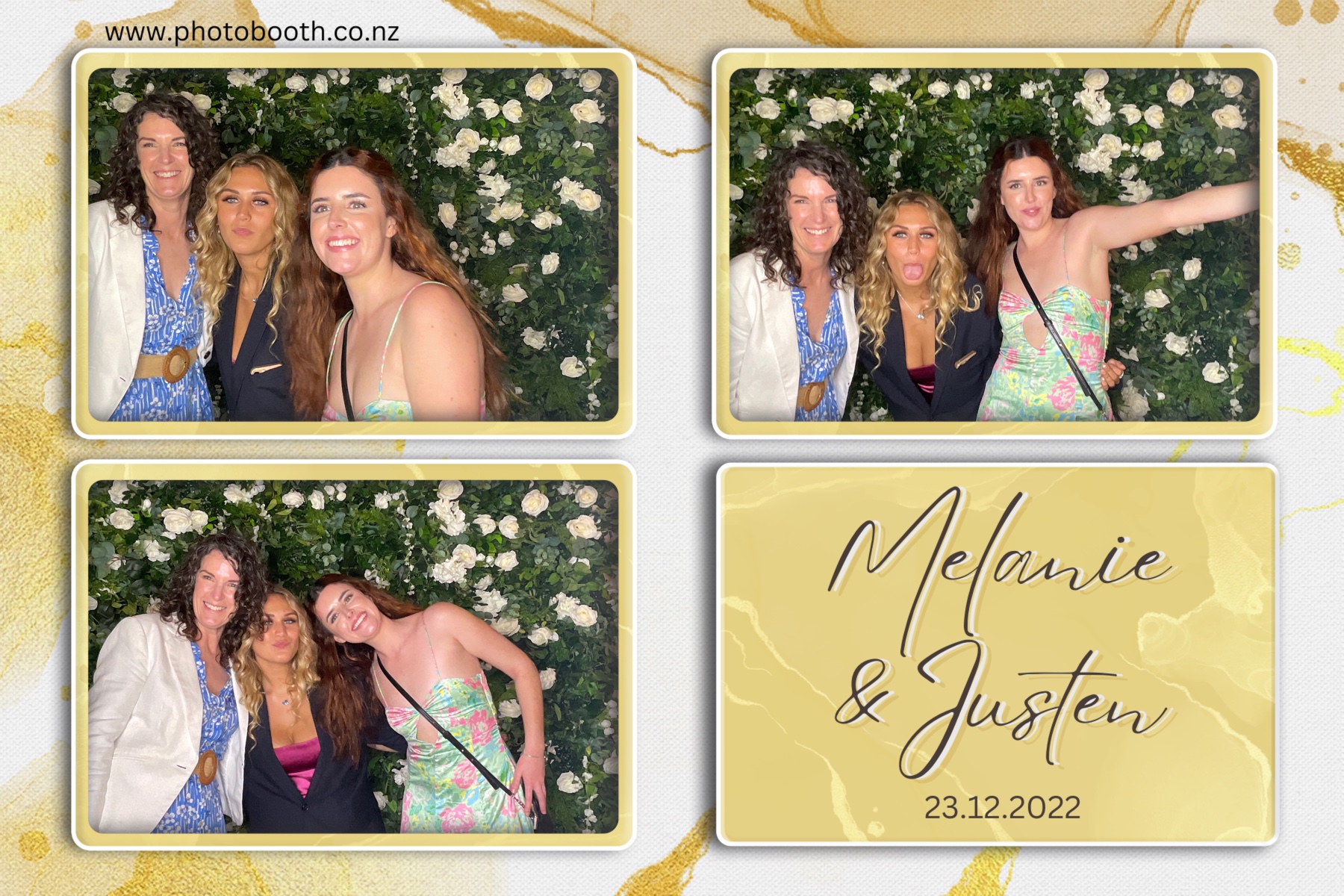 Melanie & Justen's Wedding | View more photos from the event at gallery.photobooth.co.nz/u/SelfieCentral/Melanie-Justens-Wedding