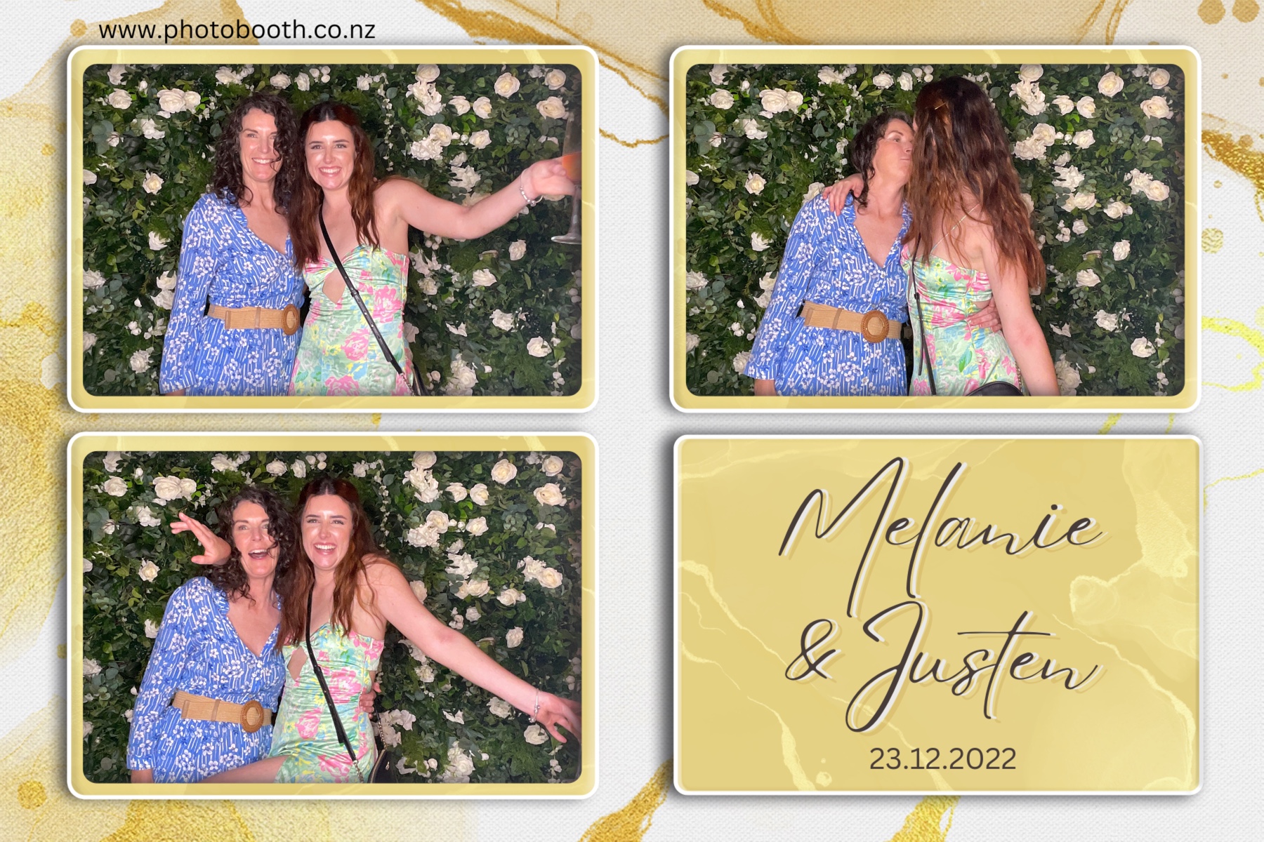 Melanie & Justen's Wedding | View more photos from the event at gallery.photobooth.co.nz/u/SelfieCentral/Melanie-Justens-Wedding