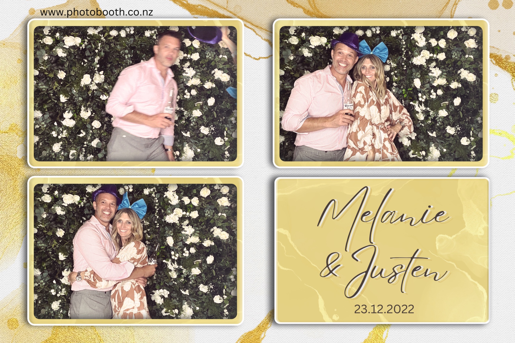 Melanie & Justen's Wedding | View more photos from the event at gallery.photobooth.co.nz/u/SelfieCentral/Melanie-Justens-Wedding