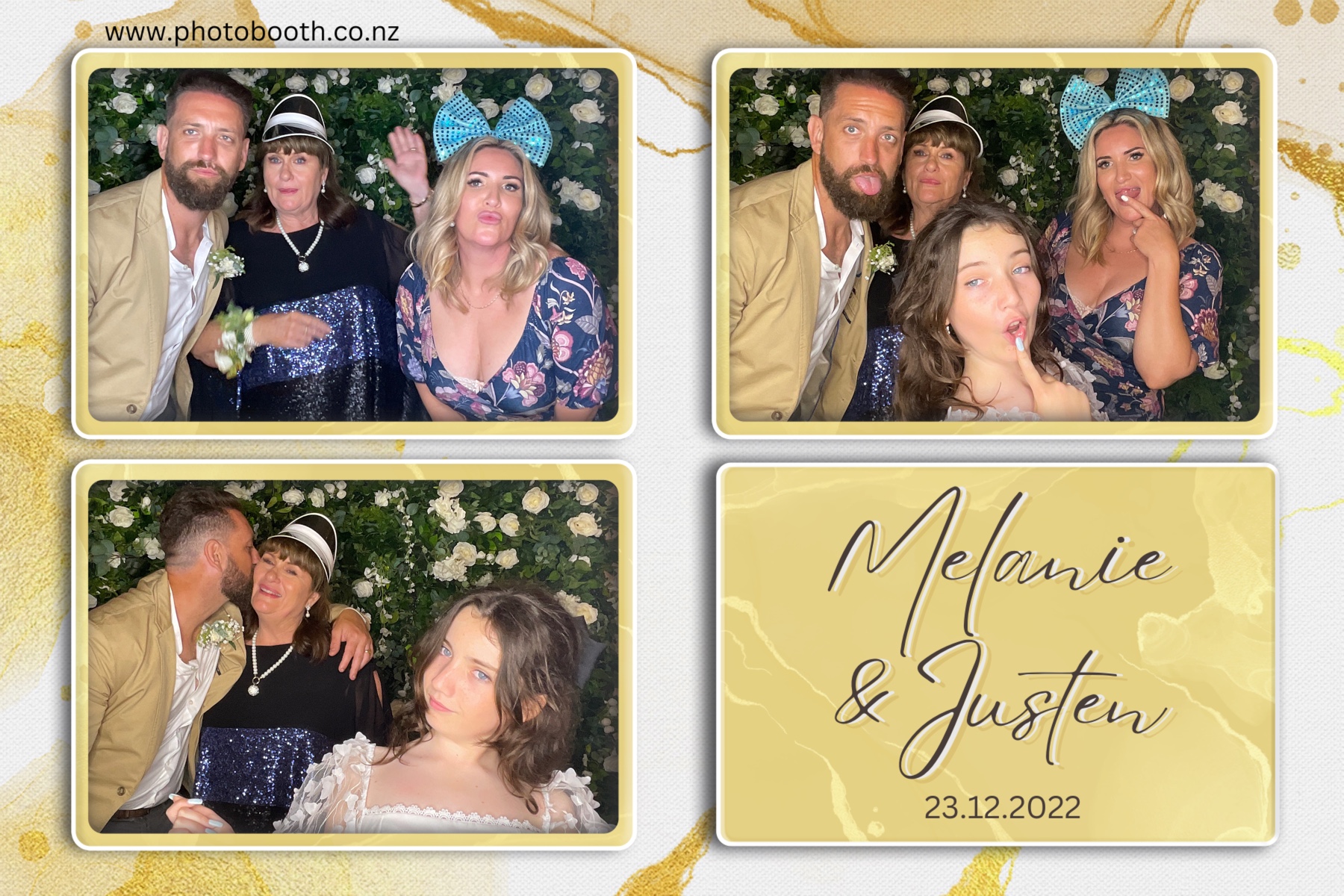 Melanie & Justen's Wedding | View more photos from the event at gallery.photobooth.co.nz/u/SelfieCentral/Melanie-Justens-Wedding