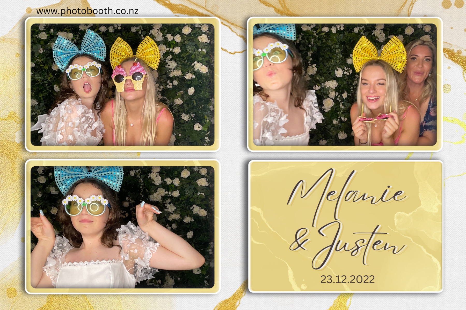 Melanie & Justen's Wedding | View more photos from the event at gallery.photobooth.co.nz/u/SelfieCentral/Melanie-Justens-Wedding