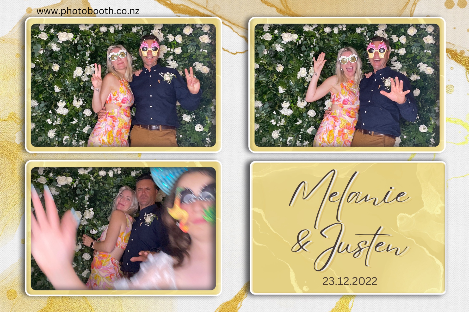 Melanie & Justen's Wedding | View more photos from the event at gallery.photobooth.co.nz/u/SelfieCentral/Melanie-Justens-Wedding