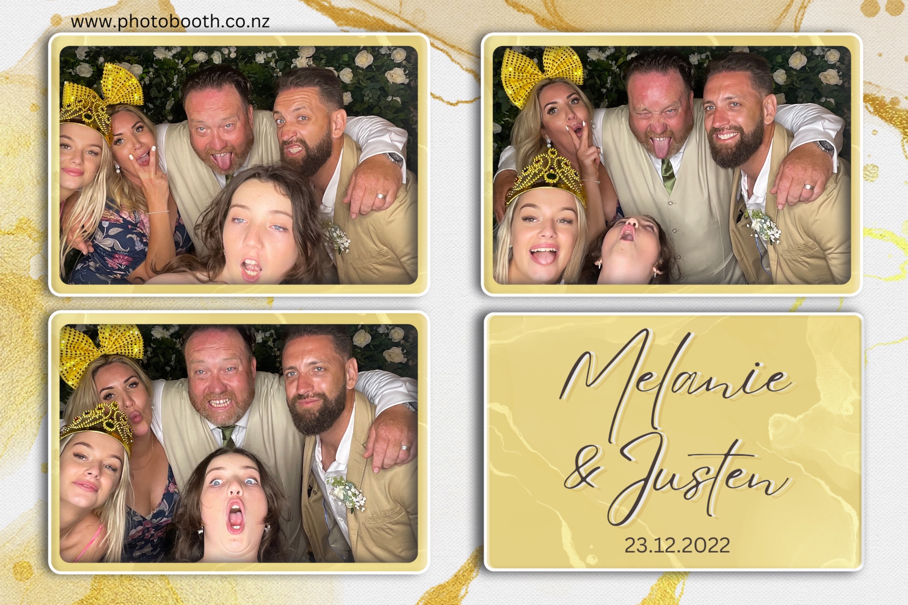 Melanie & Justen's Wedding | View more photos from the event at gallery.photobooth.co.nz/u/SelfieCentral/Melanie-Justens-Wedding