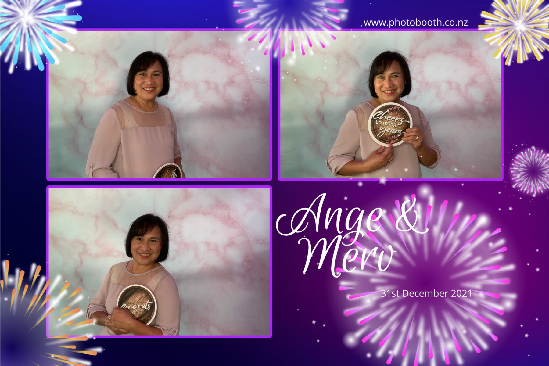 Merv & Angela's Wedding | View more photos from the event at gallery.photobooth.co.nz/u/SelfieCentral/Merv-Angelas-Wedding