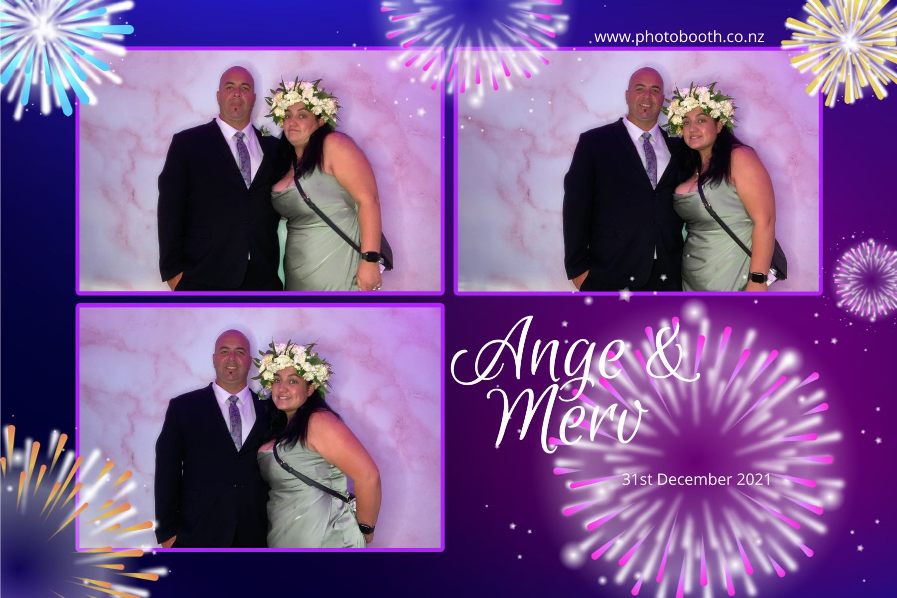 Merv & Angela's Wedding | View more photos from the event at gallery.photobooth.co.nz/u/SelfieCentral/Merv-Angelas-Wedding