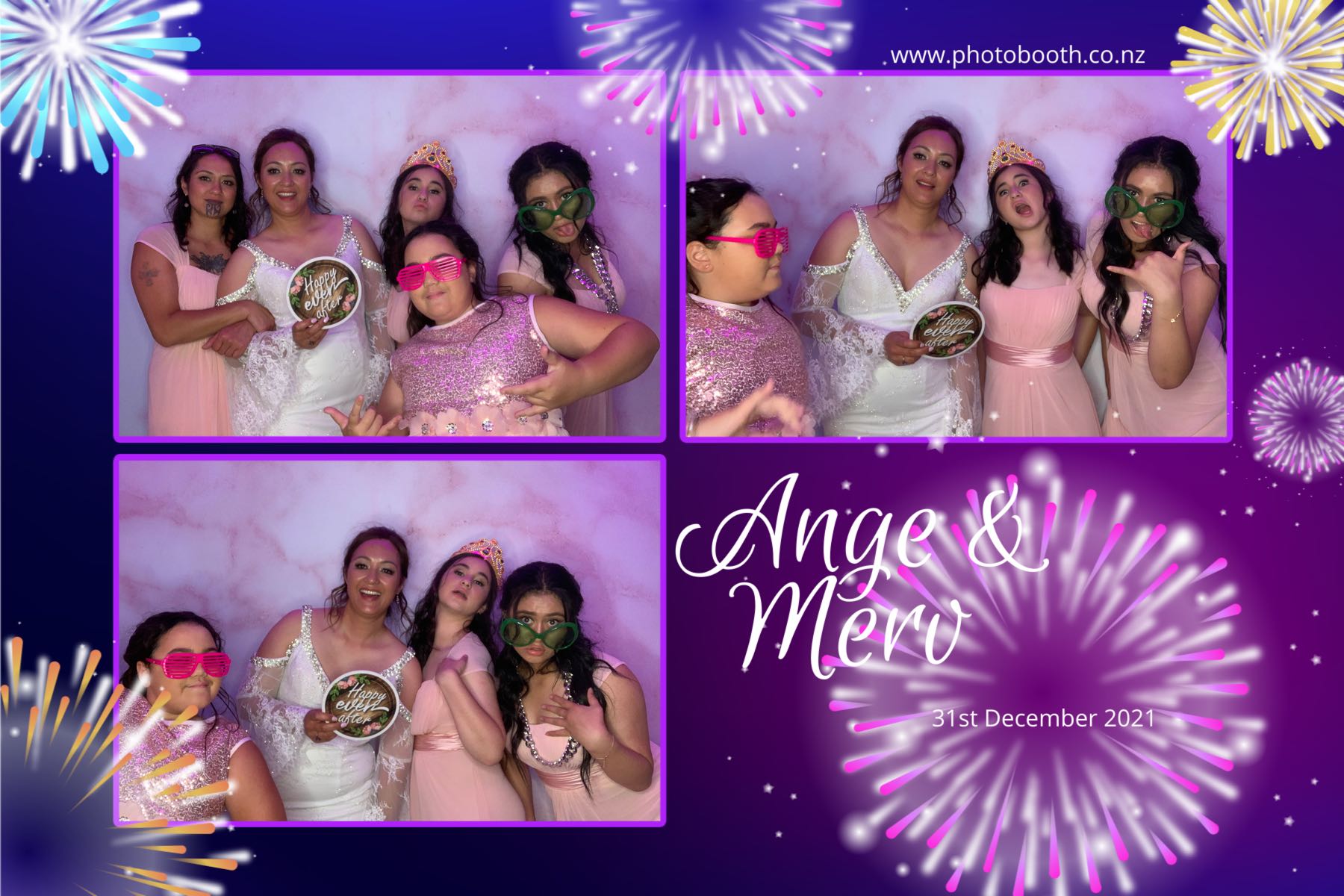 Merv & Angela's Wedding | View more photos from the event at gallery.photobooth.co.nz/u/SelfieCentral/Merv-Angelas-Wedding