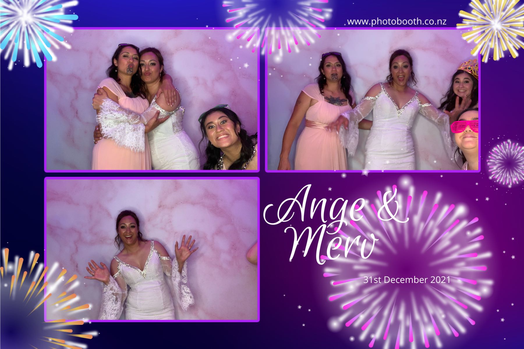 Merv & Angela's Wedding | View more photos from the event at gallery.photobooth.co.nz/u/SelfieCentral/Merv-Angelas-Wedding