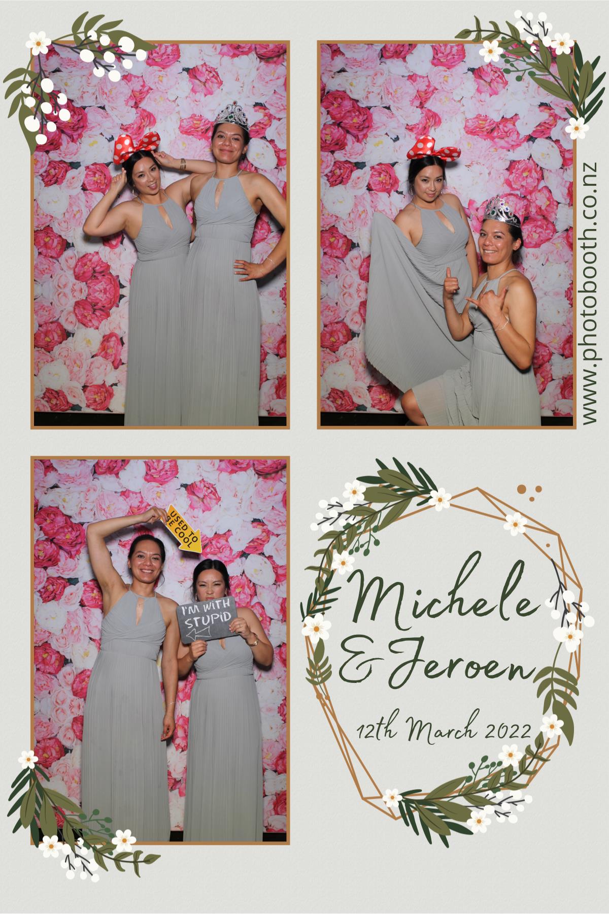 Michele & Jeroen's Wedding | View more photos from the event at gallery.photobooth.co.nz/u/SelfieCentral/Michele-Jeroens-Wedding