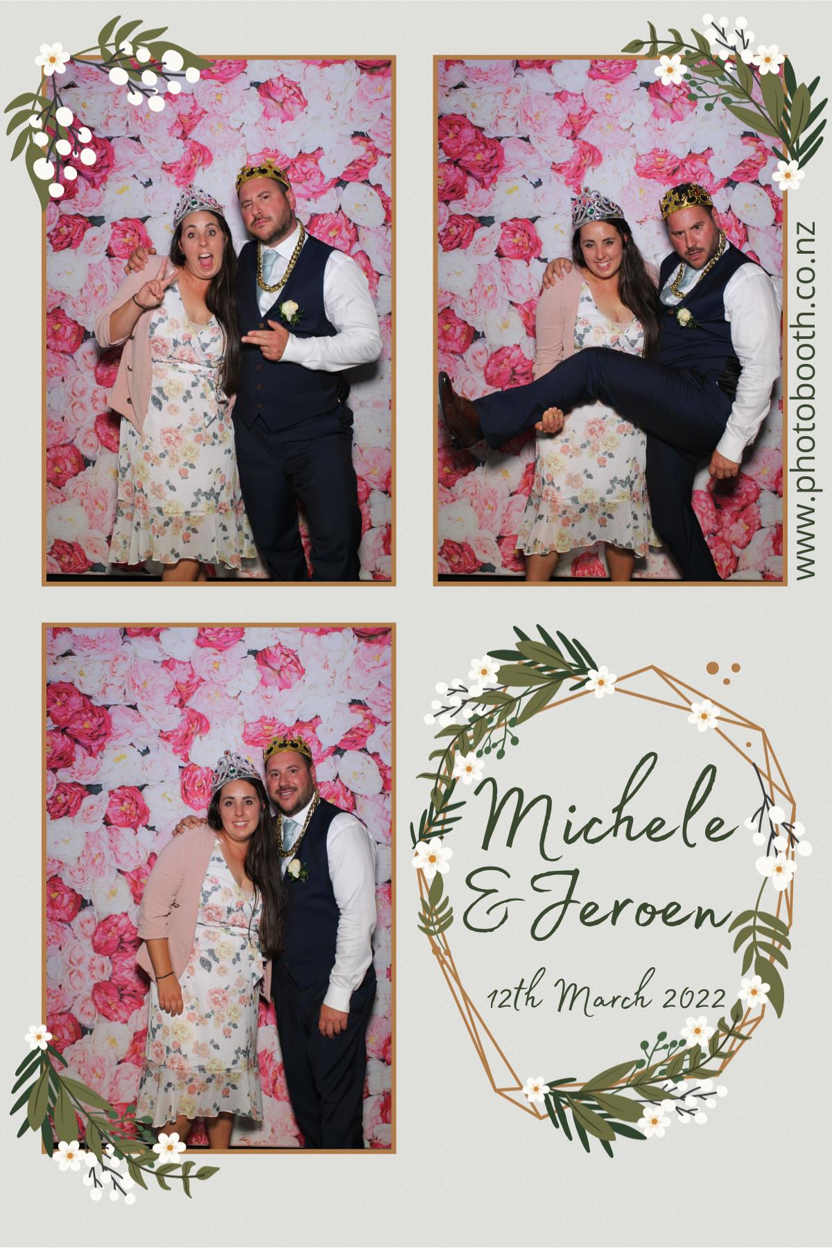 Michele & Jeroen's Wedding | View more photos from the event at gallery.photobooth.co.nz/u/SelfieCentral/Michele-Jeroens-Wedding